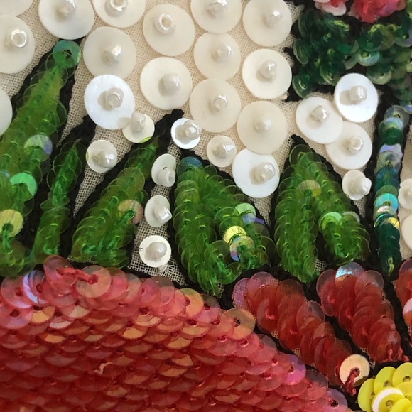 RARE Escada “True Love” Sequinned Halter Top - Picture 8 of 10